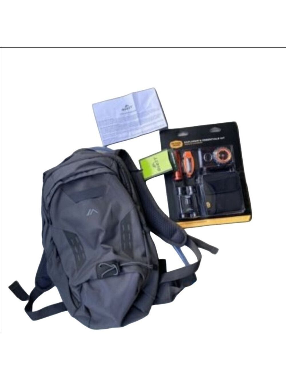 Gray Backpack with Hydration Kit Like Camelback